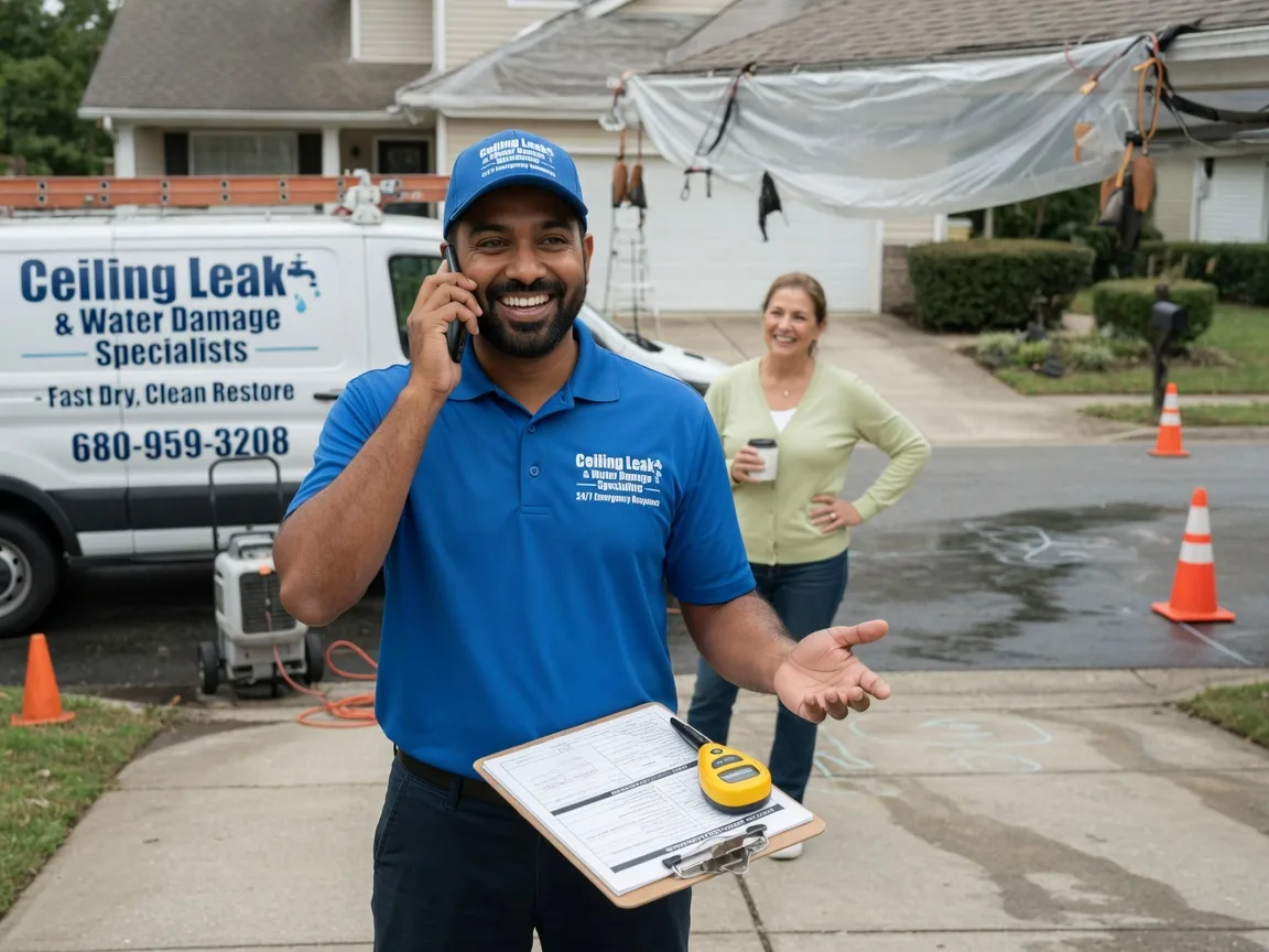 Ceiling Leak Cleanup Meadow, UT FAQs